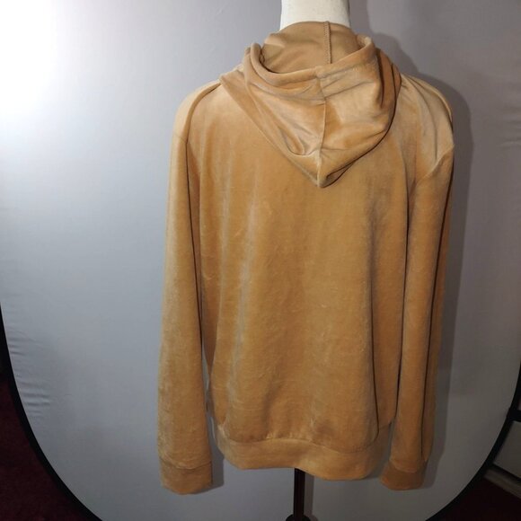 Tan Zip-Up Hoodie Jacket XL Basic TV - Casual Unisex - Picture 3 of 6